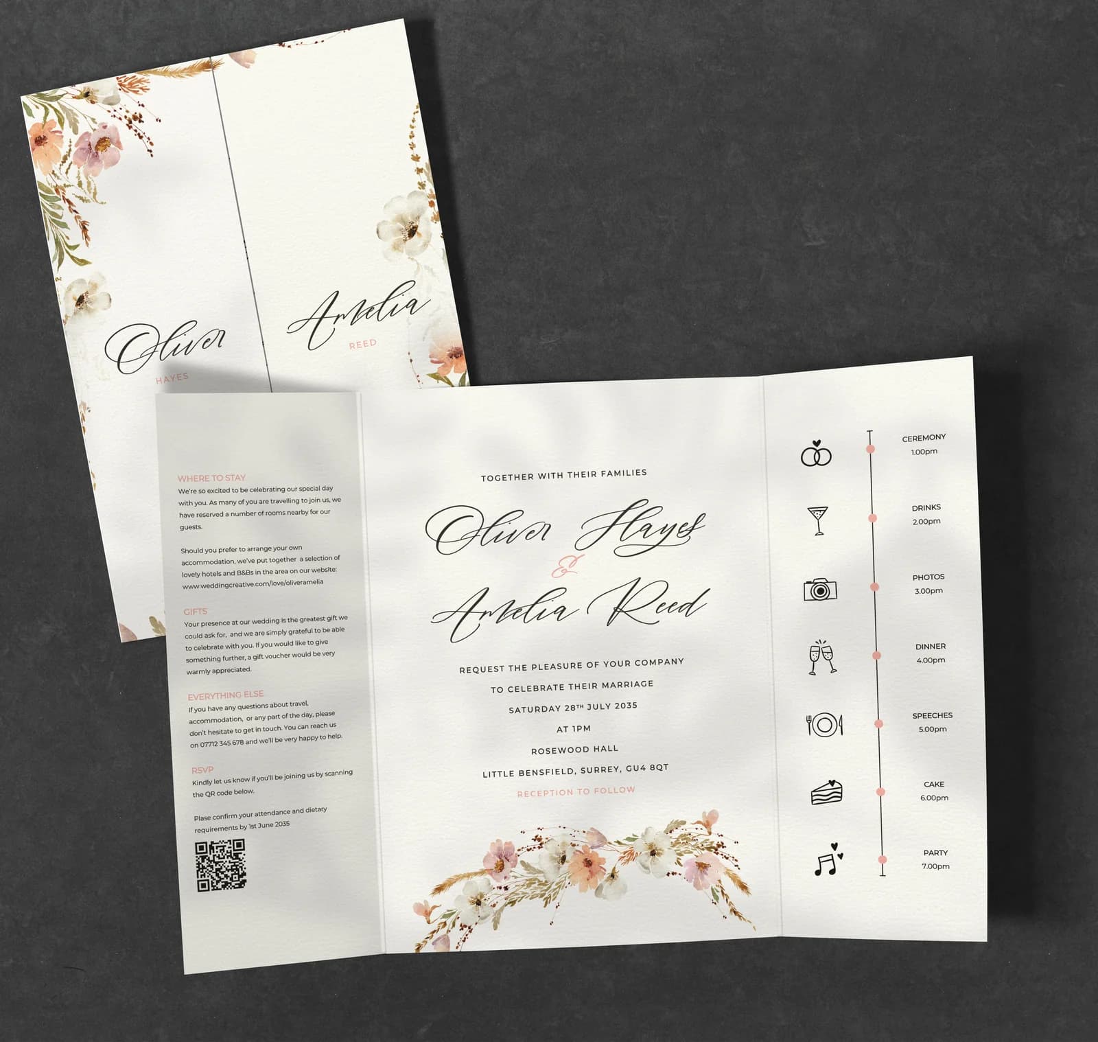 Rustic Florals Gatefold