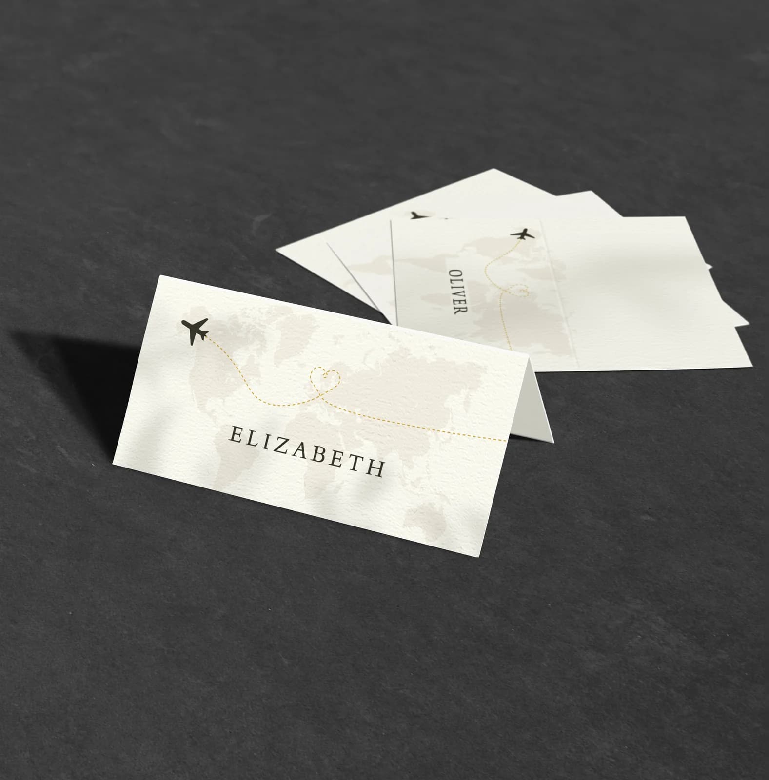 Destination Place Card — on the day wedding stationery