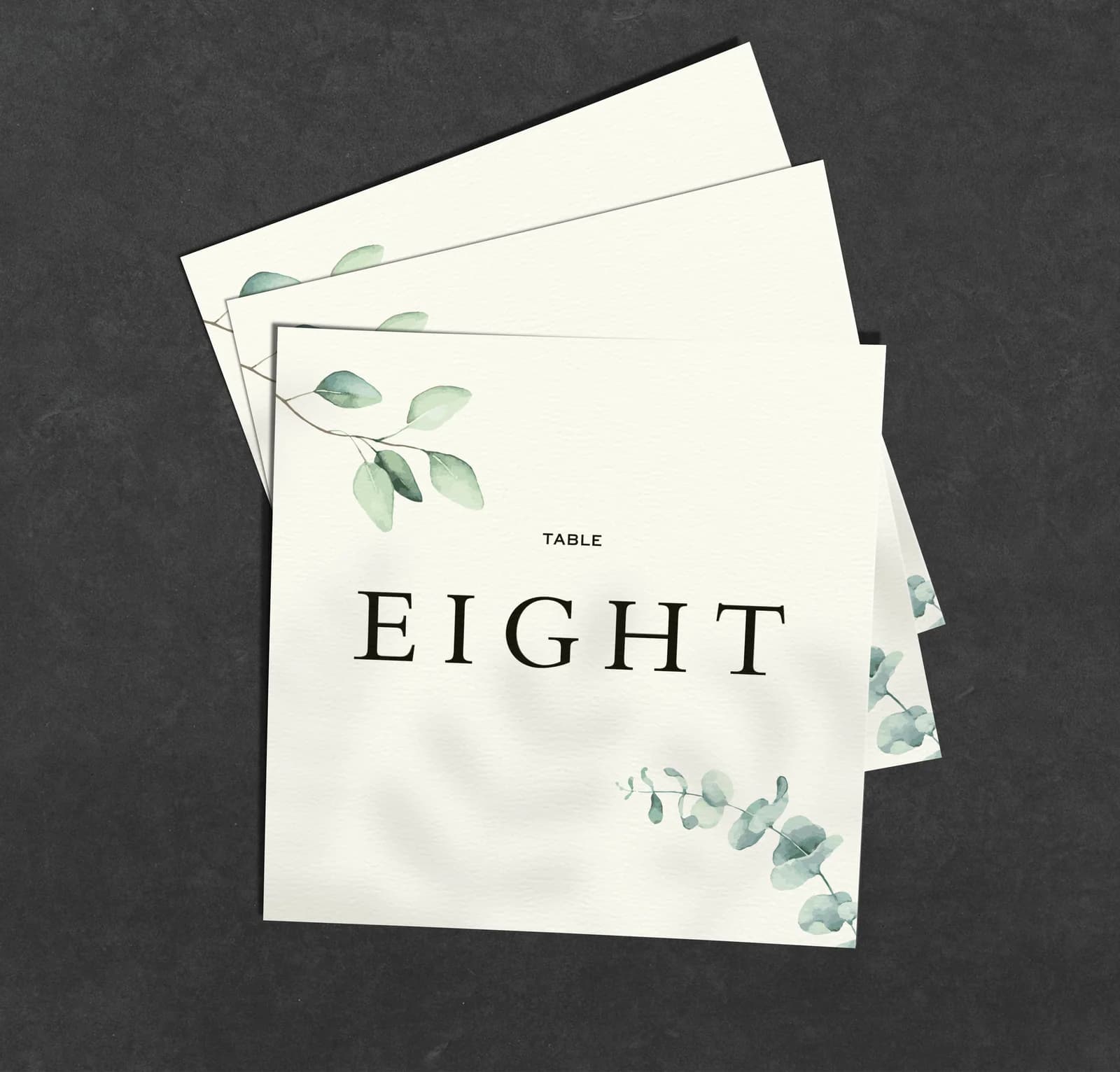 Argyle Apple Table Name Card — on the day wedding stationery