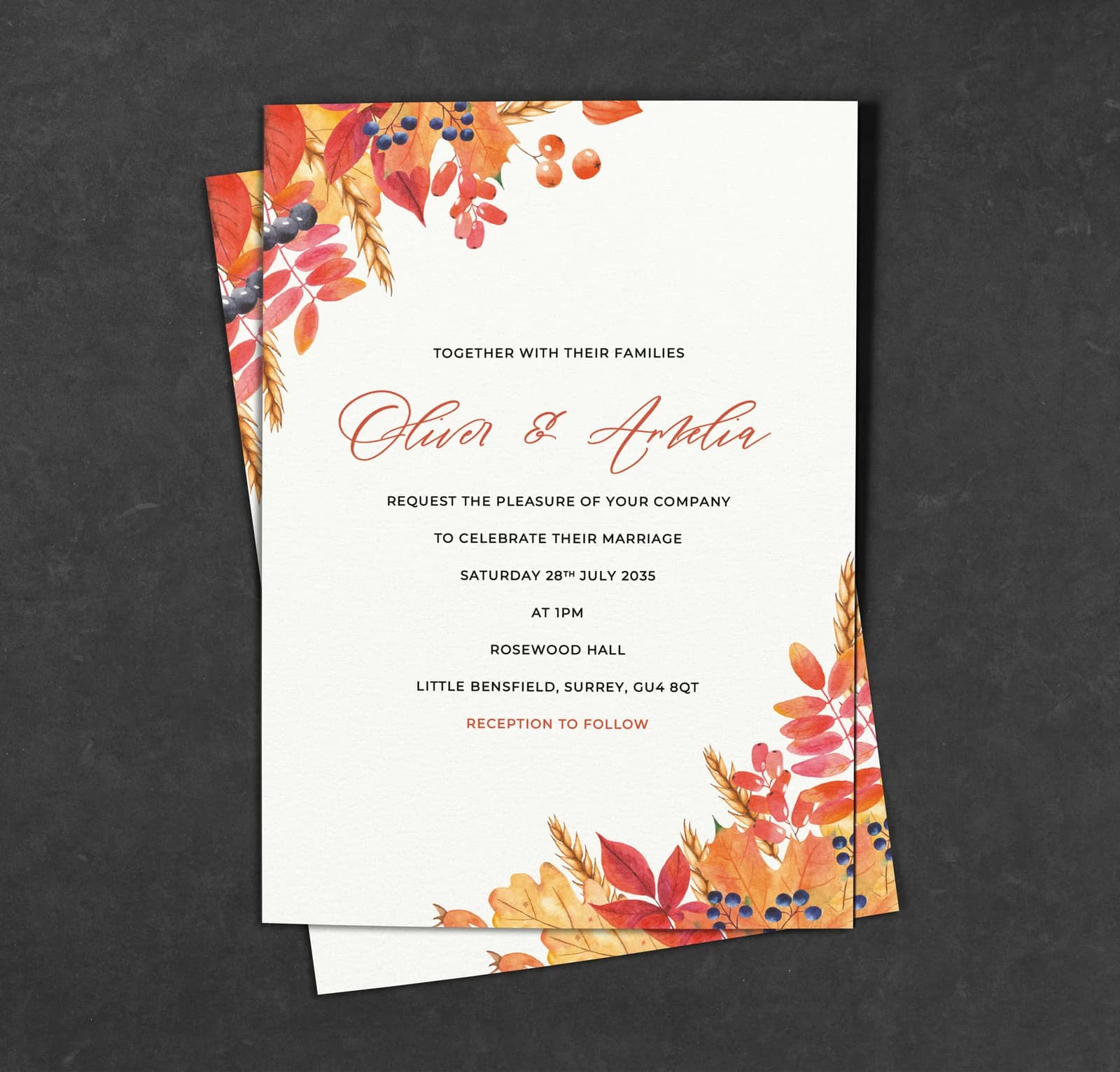 Autumn Invitation
