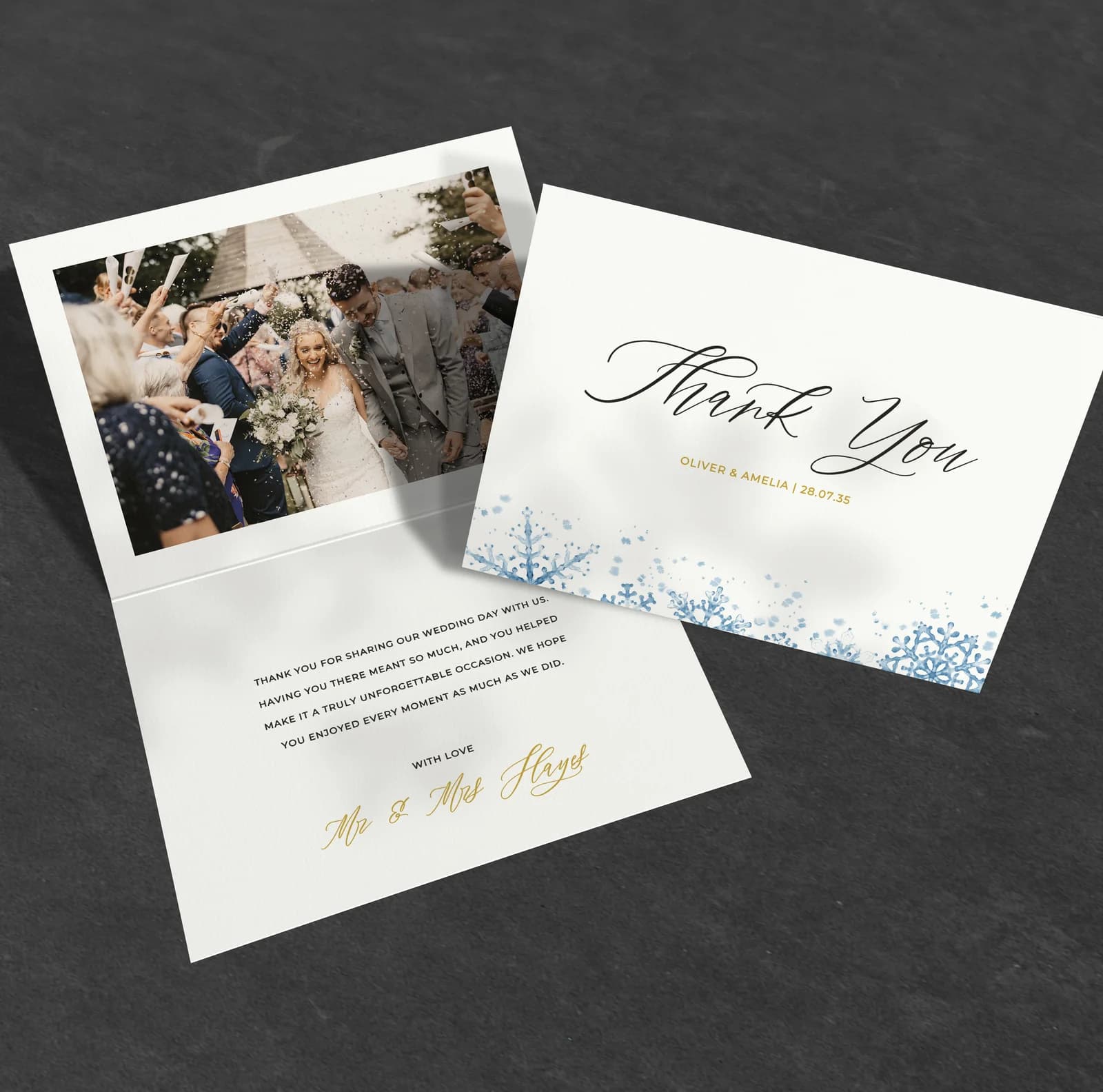 Winter — Thank You Card